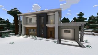 Screenshot of the Minecraft Bedrock Marketplace product Millionaire Winter Mansions created by Fall Studios.