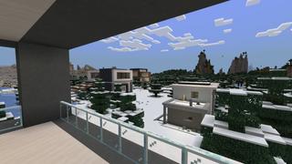 Screenshot of the Minecraft Bedrock Marketplace product Millionaire Winter Mansions created by Fall Studios.