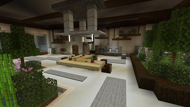 Screenshot of the Minecraft Bedrock Marketplace product Mountain Millionaire Mansion created by Fall Studios.
