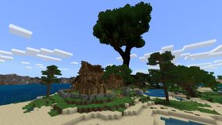 Screenshot of the Minecraft Bedrock Marketplace product Mystical Tree Island created by Fall Studios.