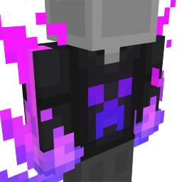Thumbnail of the Minecraft Bedrock Marketplace product Neo Purple Stripe Creeper Hoodie created by Fall Studios.