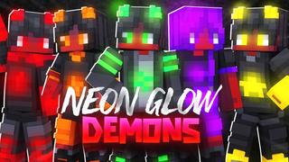 Thumbnail of the Minecraft Bedrock Marketplace product Neon Glow Demons created by Fall Studios.