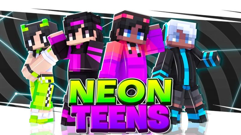 Neon Teens by Fall Studios | CHUNK - Minecraft Bedrock Marketplace Explorer