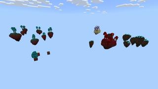 Screenshot of the Minecraft Bedrock Marketplace product Nether One Block created by Fall Studios.