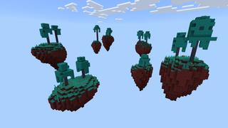 Screenshot of the Minecraft Bedrock Marketplace product Nether One Block created by Fall Studios.