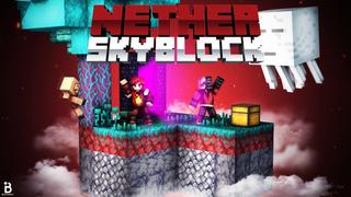 Thumbnail of the Minecraft Bedrock Marketplace product Nether Skyblock created by Fall Studios.