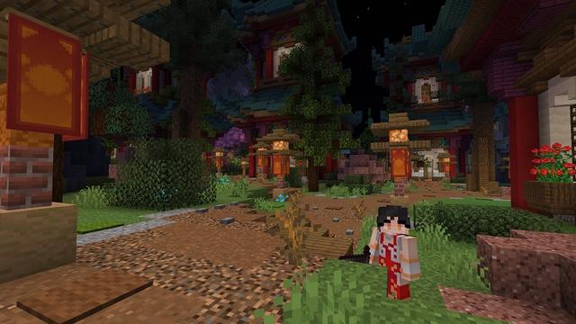 Screenshot of the Minecraft Bedrock Marketplace product Ninja Base created by Fall Studios.
