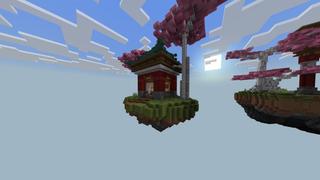 Screenshot of the Minecraft Bedrock Marketplace product Ninja Skyblock created by Fall Studios.