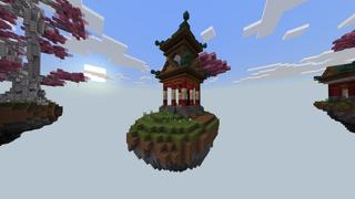 Screenshot of the Minecraft Bedrock Marketplace product Ninja Skyblock created by Fall Studios.