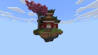 Screenshot of the Minecraft Bedrock Marketplace product Ninja Skyblock created by Fall Studios.