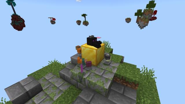 Screenshot of the Minecraft Bedrock Marketplace product One Block ! created by Fall Studios.
