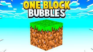 Thumbnail of the Minecraft Bedrock Marketplace product One Block Bubbles created by Fall Studios.