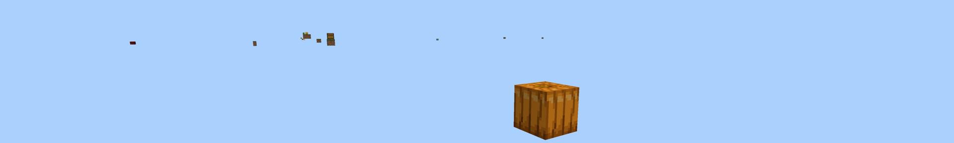 Panorama of the Minecraft Bedrock Marketplace product One Block Challenge created by Fall Studios.