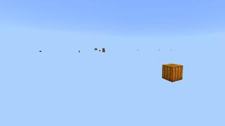 Screenshot of the Minecraft Bedrock Marketplace product One Block Challenge created by Fall Studios.