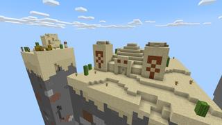 Screenshot of the Minecraft Bedrock Marketplace product One Block Chunk Challenge created by Fall Studios.