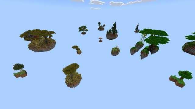 Screenshot of the Minecraft Bedrock Marketplace product One Block Hacker Tools created by Fall Studios.