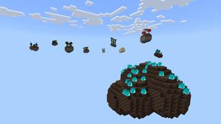 Screenshot of the Minecraft Bedrock Marketplace product One Block Original created by Fall Studios.