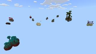 Screenshot of the Minecraft Bedrock Marketplace product One Block Original created by Fall Studios.