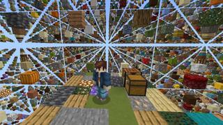 Screenshot of the Minecraft Bedrock Marketplace product One Block Sky Grid created by Fall Studios.