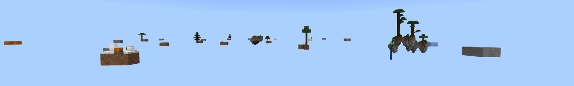 Panorama of the Minecraft Bedrock Marketplace product One Block Skyblock created by Fall Studios.