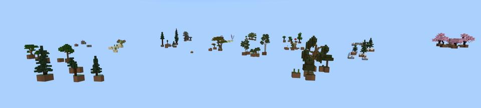 Panorama of the Minecraft Bedrock Marketplace product One Block created by Fall Studios.