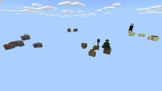 Screenshot of the Minecraft Bedrock Marketplace product One Block created by Fall Studios.