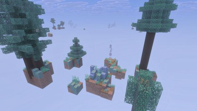 Screenshot of the Minecraft Bedrock Marketplace product One Block created by Fall Studios.