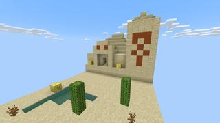 Screenshot of the Minecraft Bedrock Marketplace product One Chunk Lucky Blocks created by Fall Studios.