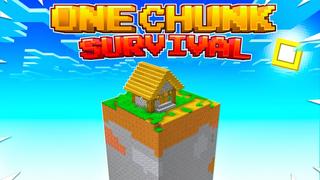Thumbnail of the Minecraft Bedrock Marketplace product One Chunk Survival created by Fall Studios.