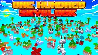Thumbnail of the Minecraft Bedrock Marketplace product One Hundred Skyblock created by Fall Studios.