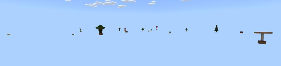 Panorama of the Minecraft Bedrock Marketplace product One Tree created by Fall Studios.