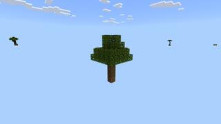 Screenshot of the Minecraft Bedrock Marketplace product One Tree created by Fall Studios.