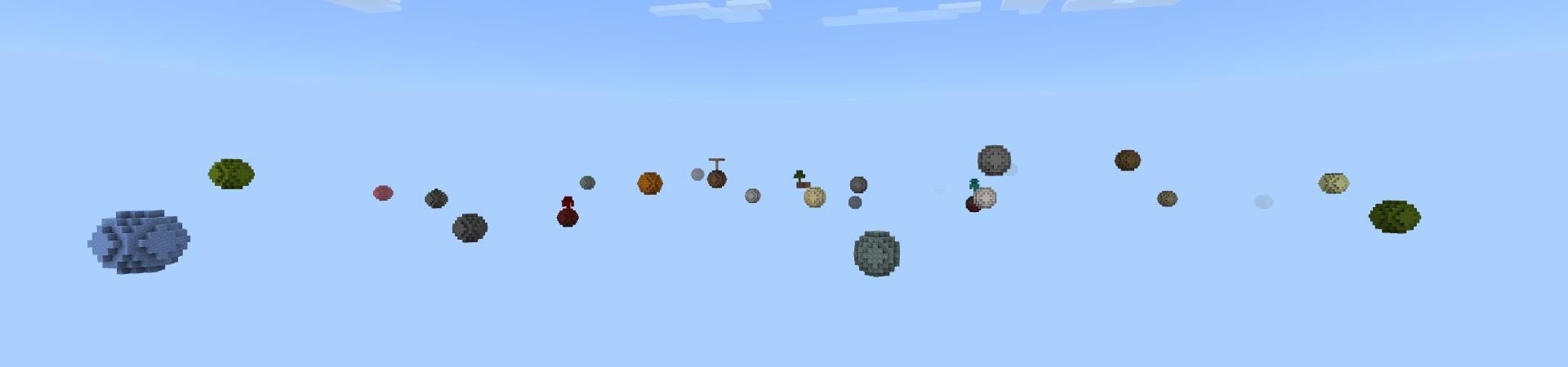 Panorama of the Minecraft Bedrock Marketplace product Orb Skyblock created by Fall Studios.