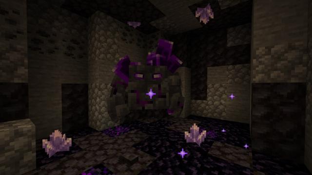 Screenshot of the Minecraft Bedrock Marketplace product Ore Golems created by Fall Studios.