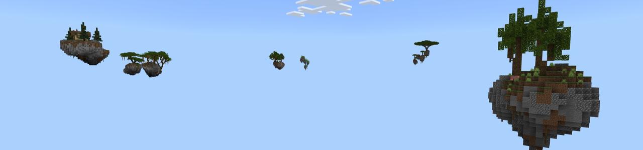 Panorama of the Minecraft Bedrock Marketplace product Original One Block created by Fall Studios.
