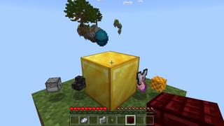 Screenshot of the Minecraft Bedrock Marketplace product Original One Block created by Fall Studios.