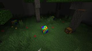 Screenshot of the Minecraft Bedrock Marketplace product Original Rainbow Blocks created by Fall Studios.