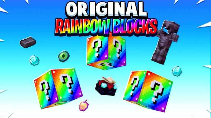 Original Rainbow Blocks by Fall Studios | CHUNK - Minecraft Bedrock ...
