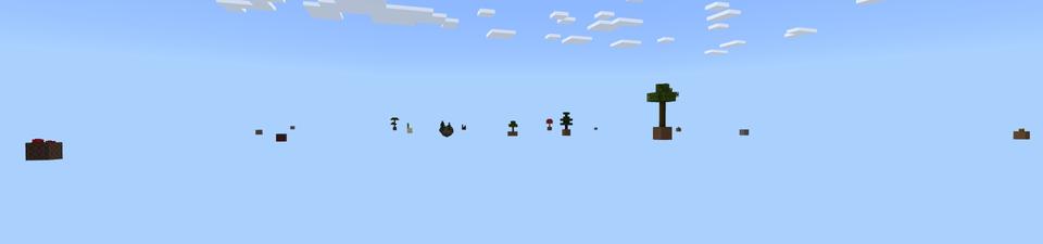 Panorama of the Minecraft Bedrock Marketplace product Original Skyblock created by Fall Studios.