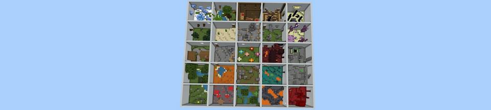 Panorama of the Minecraft Bedrock Marketplace product Parkour Grind created by Fall Studios.