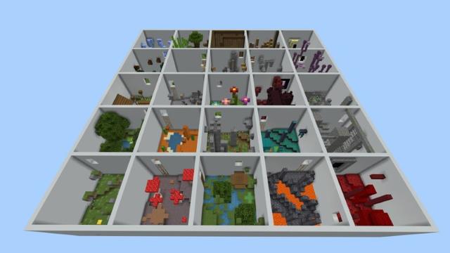 Screenshot of the Minecraft Bedrock Marketplace product Parkour Grind created by Fall Studios.