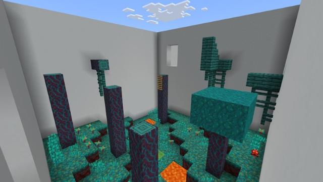 Screenshot of the Minecraft Bedrock Marketplace product Parkour Grind created by Fall Studios.