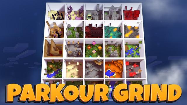 Thumbnail of the Minecraft Bedrock Marketplace product Parkour Grind created by Fall Studios.