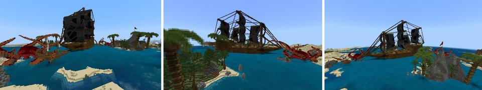 Panorama of the Minecraft Bedrock Marketplace product Pirate Adventure created by Fall Studios.