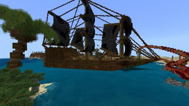 Screenshot of the Minecraft Bedrock Marketplace product Pirate Adventure created by Fall Studios.