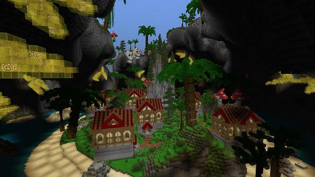 Screenshot of the Minecraft Bedrock Marketplace product Pirate Haven created by Fall Studios.