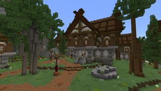 Screenshot of the Minecraft Bedrock Marketplace product Pirate Invasion created by Fall Studios.