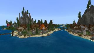 Screenshot of the Minecraft Bedrock Marketplace product Pirate Invasion created by Fall Studios.