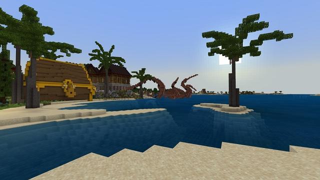 Screenshot of the Minecraft Bedrock Marketplace product Pirate Treasure created by Fall Studios.