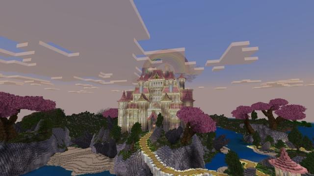 Screenshot of the Minecraft Bedrock Marketplace product Princess Castle created by Fall Studios.